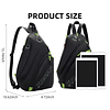 Mochila de viaje impermeable, bolso de hombro, bolso bandole