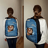 Bolsa de viaje para niños de guardería con estampado de agua