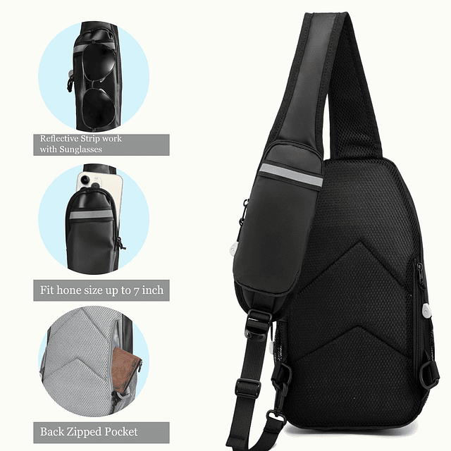 Bolso bandolera para hombres y mujeres, bolsos cruzados, moc