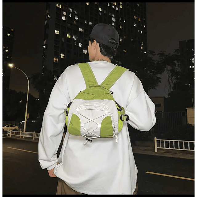 Mochila bandolera impermeable para mujeres y hombres, bolsa