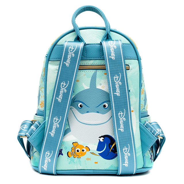 Disney Pixar Buscando a Nemo Mini mochila de cuero vegano de