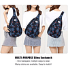 Mochila Sling, bolso de hombro en el pecho, bandolera, viaje