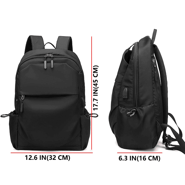 Mochila para ordenador portátil de 15,6 pulgadas, mochila es