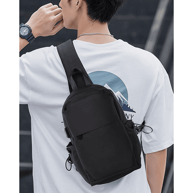 Sling Bag Mochila Bandolera Bandolera para Hombres Mujeres,