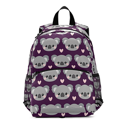 Mochila para niños pequeños con diseño de corazones de Koala