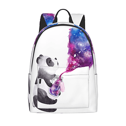 Mochila de 16 pulgadas Panda Botella Galaxy Mochila para ord