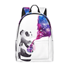 Mochila de 16 pulgadas Panda Botella Galaxy Mochila para ord