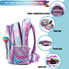 Mochila de juguete de sirena para niñas Mochila escolar para