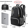 Mochila plegable ligera de 35 L, mochila de senderismo, moch