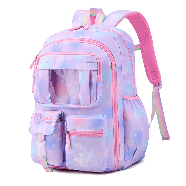 Mochila para niñas, mochilas escolares de 16 a 17 pulgadas p