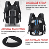 Mochila de viaje para computadora portátil con organizadores