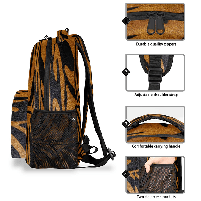 Mochilas de viaje para ordenador portátil, diseño de rayas d