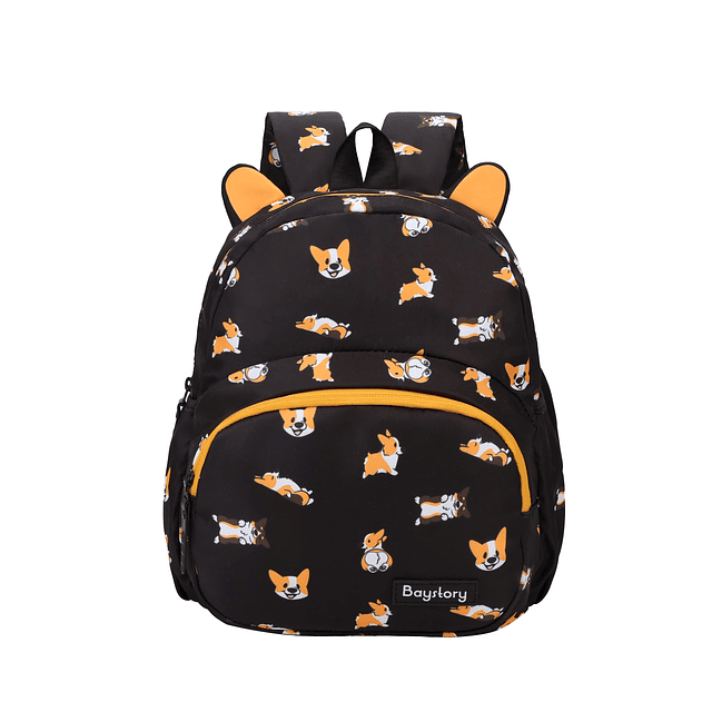 Mini mochila escolar Corgi para niños de 12 pulgadas, durade