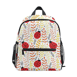 Mochila para niños Mariquita Fantástica Bolsa Preescolar par