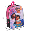 Mochila Disney Encanto para niñas, grande, 16 pulgadas, mult