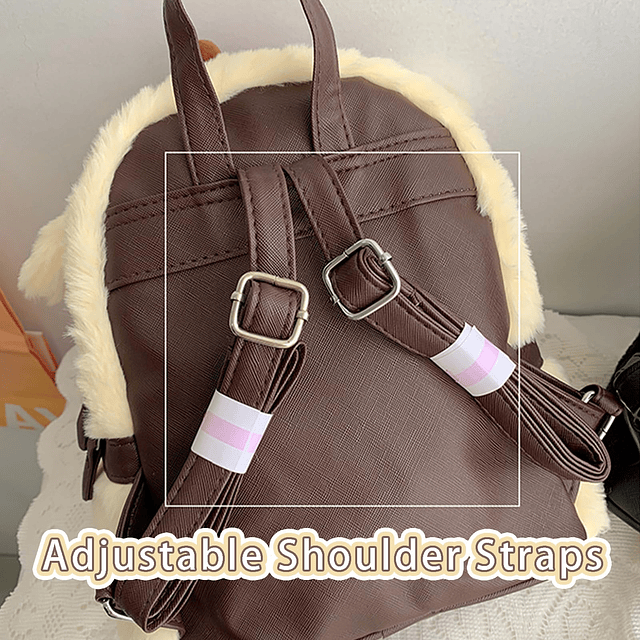 Mochila Kawaii Linda Bolsa de Felpa, Mochila Anime Bolsas de