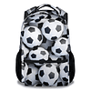 Mochilas de fútbol para niños, mochila linda de 16 pulgadas