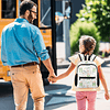 Mini mochila de rana y setas para niños y niñas, mochila pre