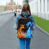 Cool Dragon Fire Mochila Bolsa de viaje para hombres y mujer