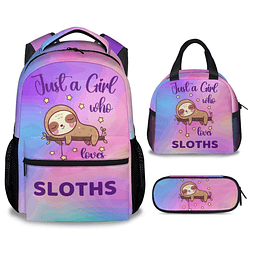 Mochila con lonchera, juego de 3 mochilas escolares a juego,