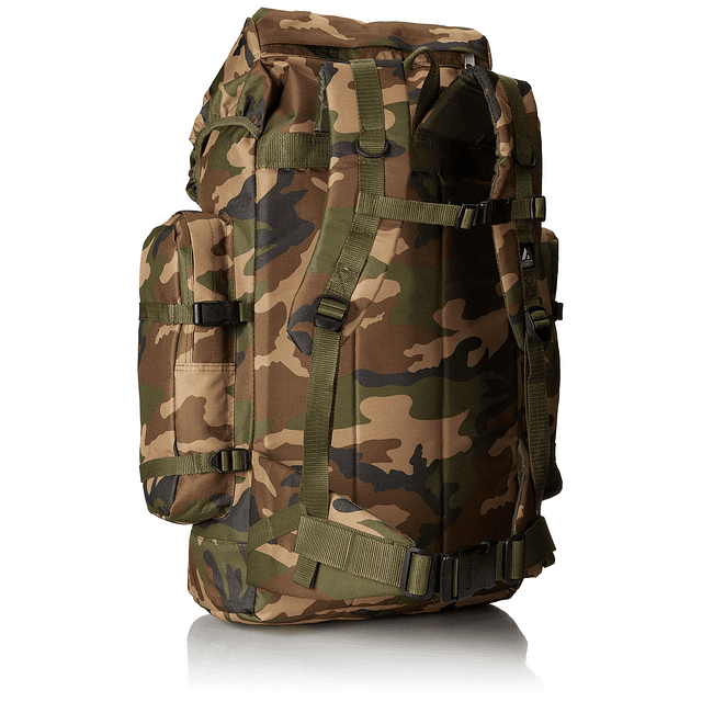 Mochila de senderismo Woodland Camo, camuflaje, talla única