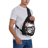 Skull Sling Bag Crossbody Sling Mochila Viaje Senderismo Day