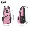 Oxford Sling Bag Mochila cruzada - 7 x 13 LXH Bueno para muj