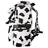 Bolso con estampado de vaca, mochila grande, mochila para or