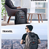 Mochila de viaje más grande para computadora portátil gris p