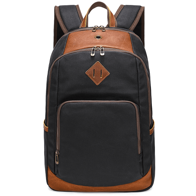 Mochila de lona para hombre, mochila informal vintage, mochi