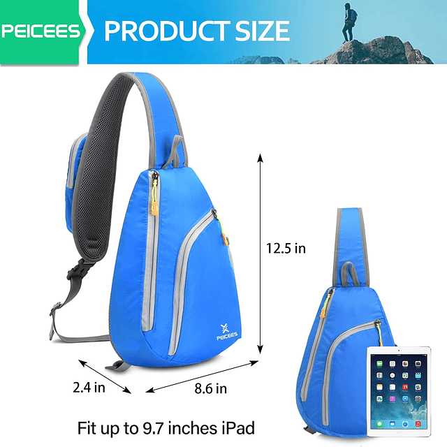 Mochila bandolera para hombres y mujeres, bolso bandolera re