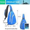 Mochila bandolera para hombres y mujeres, bolso bandolera re