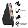 Lindo gato Sling Bag Crossbody mochila mujeres Kawaii presen