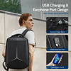 Mochila rígida para computadora portátil de 15,6 pulgadas, b