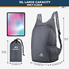 Mochila De Senderismo Empacable Ligera De 15 L - Mochilas De