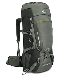 Mochila impermeable de 60L para senderismo y acampada con cu