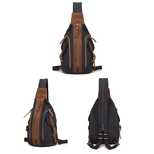 Bolso bandolera - Mochila cruzada con hombro Mochila informa