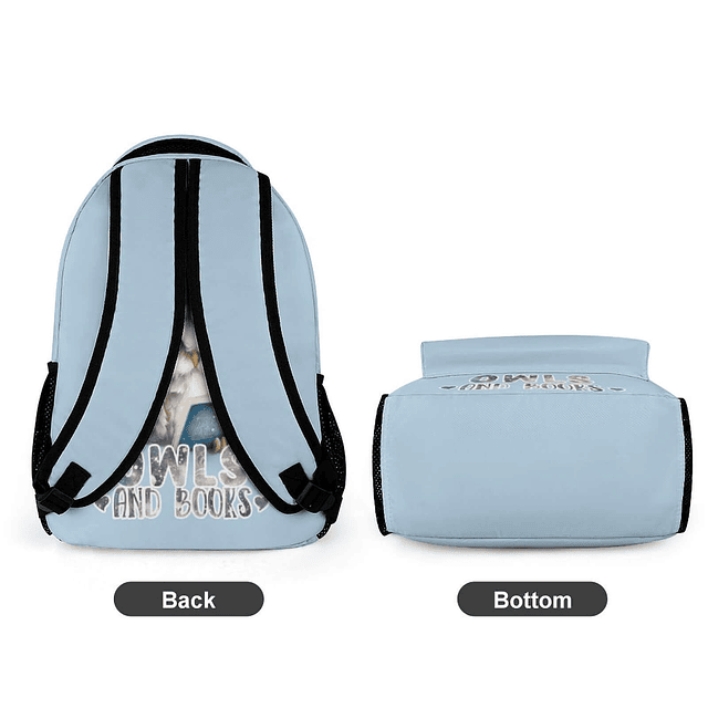 Mochila escolar de búho para niños, niñas y niños, mochila t