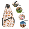 Corgi Sling Bag Crossbody Daypack Senderismo Hombro Mochila