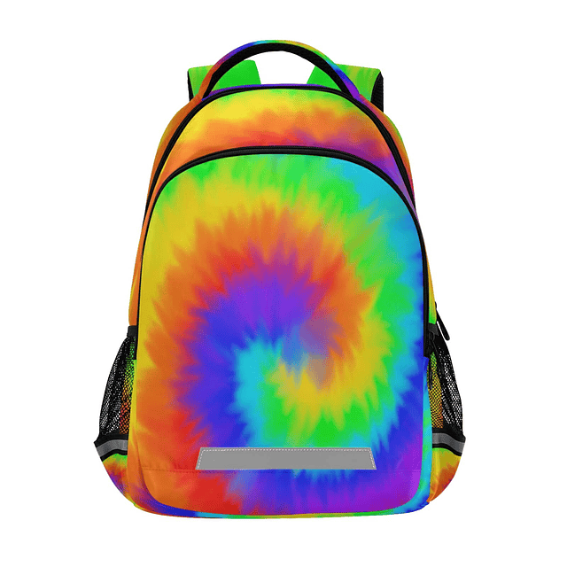 Tie Dye Rainbow espiral mochilas de viaje portátil mochila e