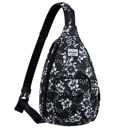 Bolso bandolera de cuerda para mujeres y hombres, mochila in