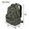 Mochila escolar de camuflaje militar para niños, mochila par