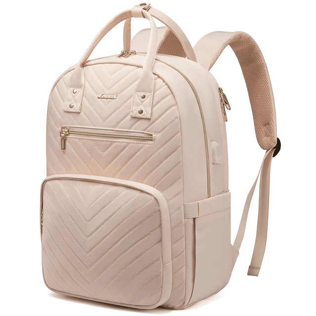 Mochila para ordenador portátil para mujer, mochila de viaje