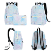 Mochila de malla para niñas y mujeres, mochila escolar semit