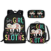 Mochila para niños con estampado Just a Girl Who Loves Sloth