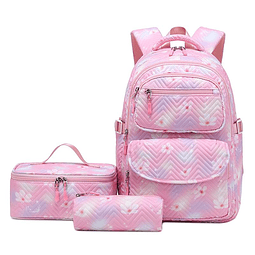 Mochilas con estampado de margaritas para niñas, bolsa de li