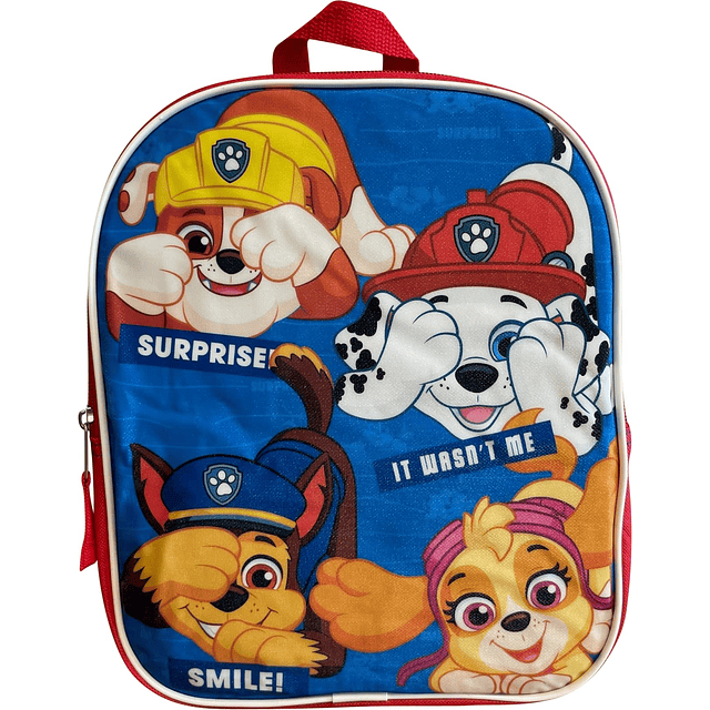 Mini mochila Paw Patrol Surprise 11 Azul-Rojo