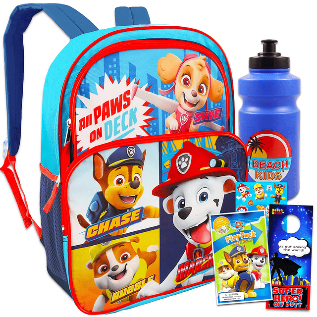 Mochila escolar Paw Patrol para niños, niños ~ Mochila escol