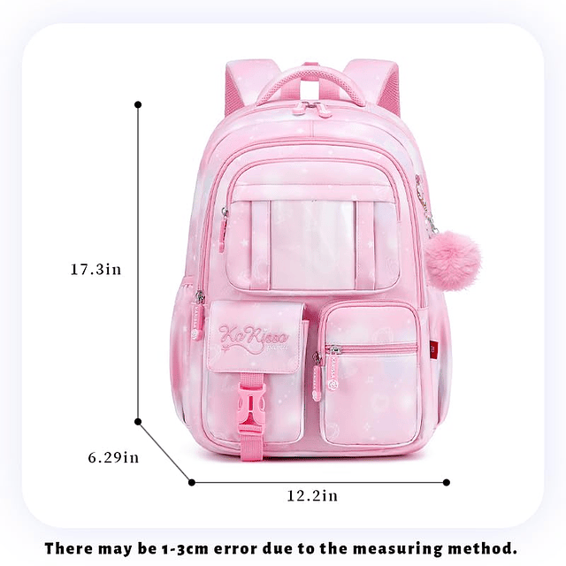 Mochila para niñas, Mochila Linda para niños Kawaii para Est