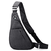 Bolso bandolera ligero antirrobo para hombre, mochila multif